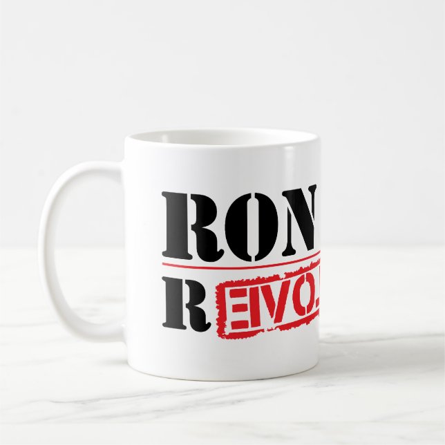Mug Révolution de Ron Paul (Gauche)
