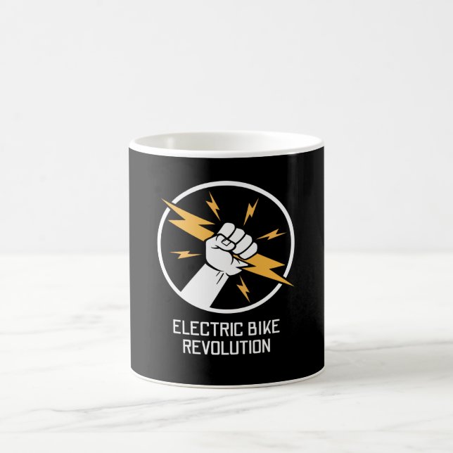 Mug Révolution des vélos électriques en vélo (Centre)