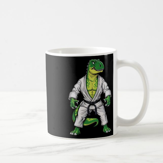 Mug Rex Arts Martiaux Dinosaure Jiu-jitsu Bjj Karaté  (Droite)