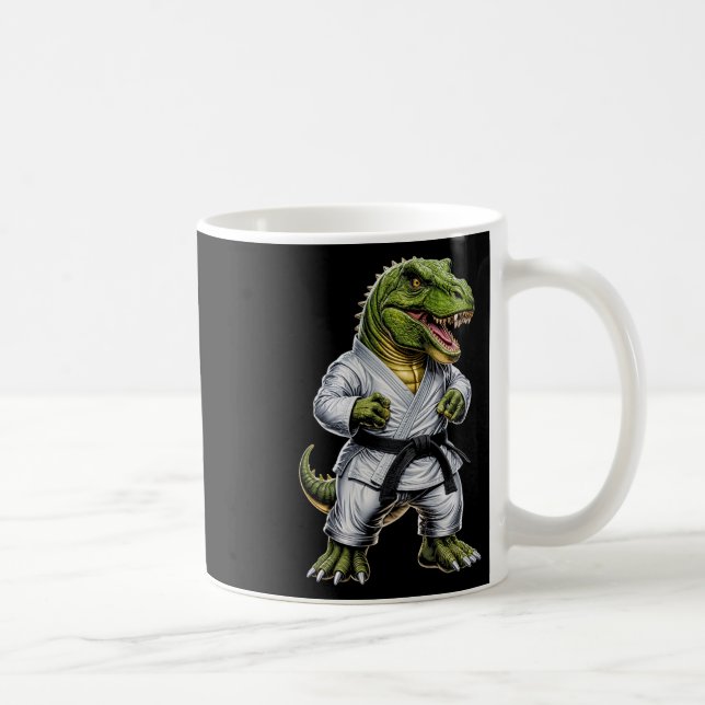 Mug Rex Arts Martiaux Dinosaure Karaté Judo Bjj Combat (Droite)