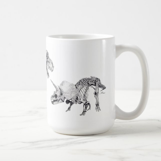 Mug Rex et Triceratops de Tyrannosaurus (Droite)
