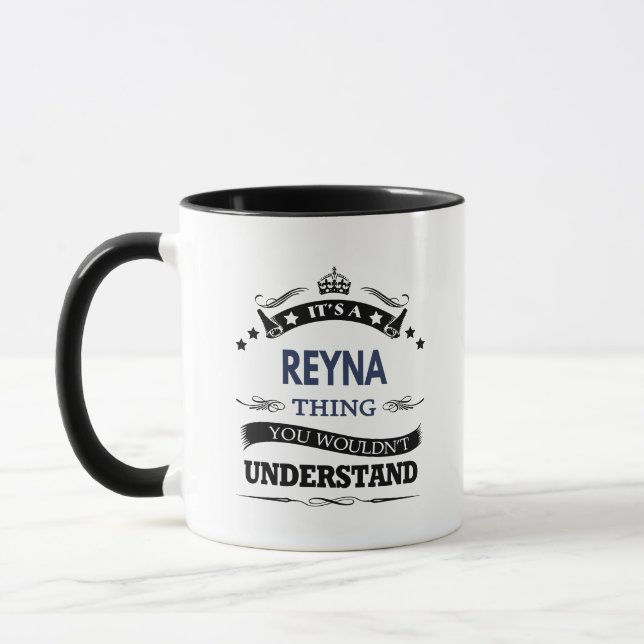 Mug Reyna : C'est une affaire de Reyna, vous ne compre (Gauche)