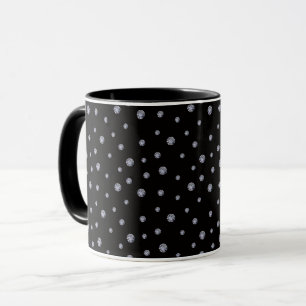 Mug Rhinestones en noir