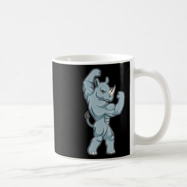 Mug Rhino Bodybuilder Bodybuilding Sports  (Droite)