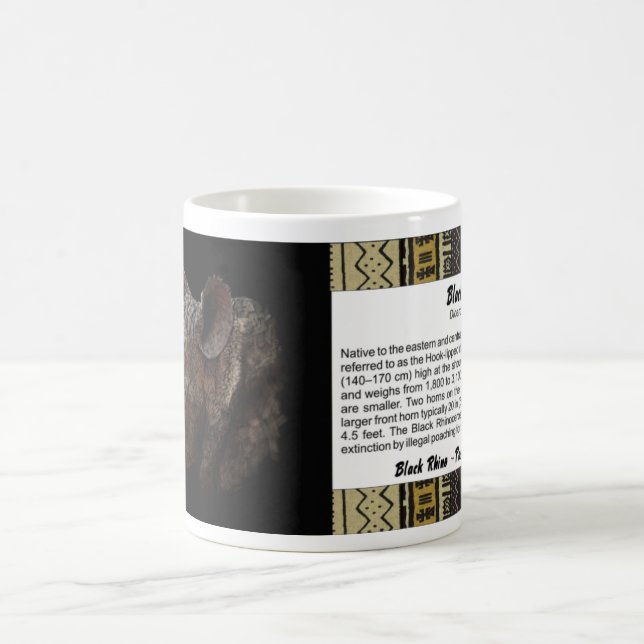 Mug Rhino noir (Centre)