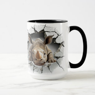 Mug Rhino sortant de la grotte