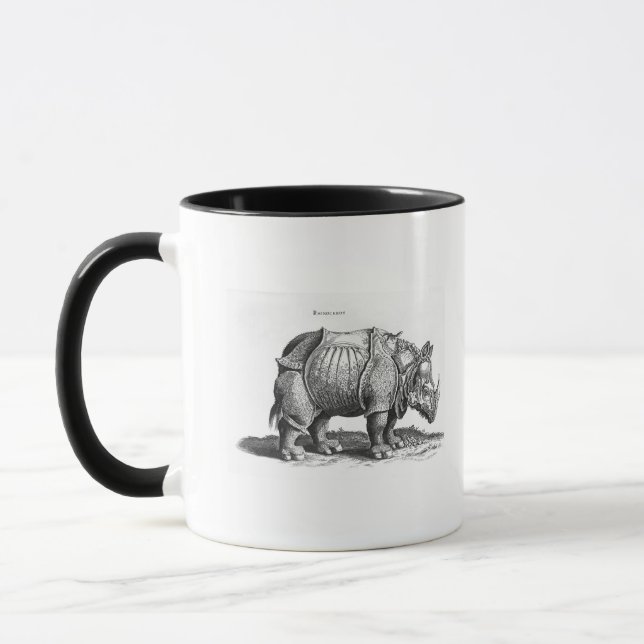 Mug Rhinocéros, de 'Historia Animalium (Gauche)
