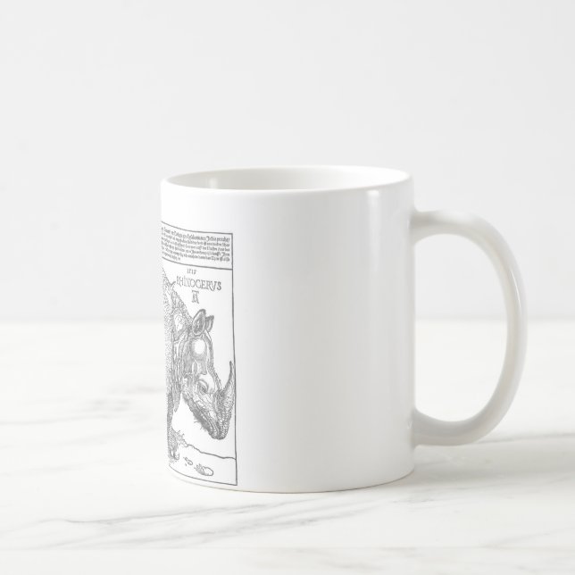 Mug Rhinocéros par Albrecht Durer (Droite)