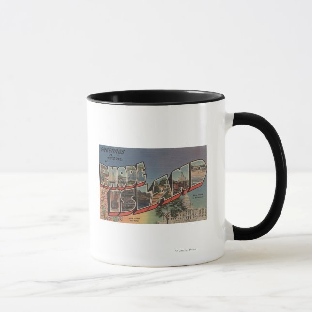 Mug Rhode Island (Capitale nationale/Fleur) (Droite)