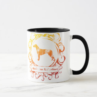 Mug Rhodesian patiné chic Ridgeback
