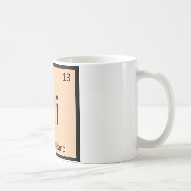 Mug Ri - Rhode Island State Chemistry Periodic Table (Droite)