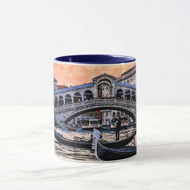 Mug Rialto bridge. Venice. Italy. (Centre)