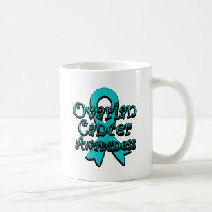 Mug Ribbon de sensibilisation au cancer de l'ovaire