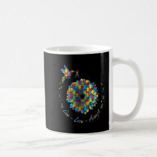 Mug Ribbon Fleur Oiseau Puzzle Amour En Vie Accepter A