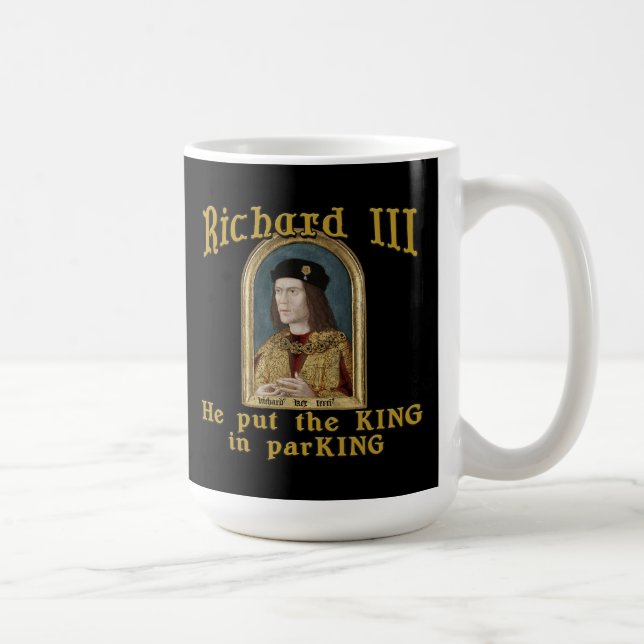 Mug Richard III a mis le roi dans le T-shirt de (Droite)