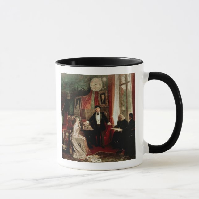 Mug Richard Wagner avec le daught de Franz Liszt et de (Droite)