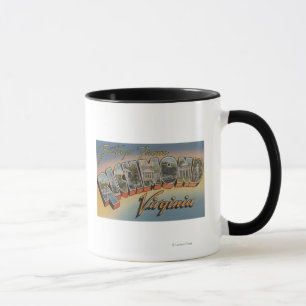 Mug Richmond, la Virginie - grandes scènes 2 de lettre