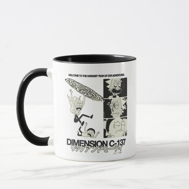 Mug RICK ET MORTY™ | Dimension C-137 (Gauche)