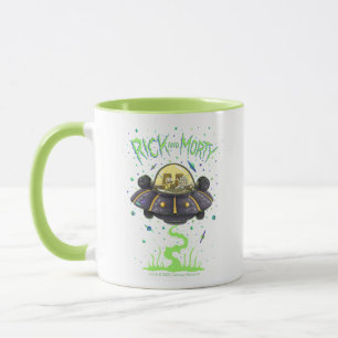 Mug RICK ET MORTY™  Graphique de vol spatial illustré