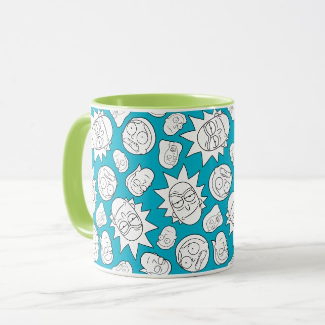Mug RICK ET MORTY™| Motif du chef de famille Smith (Devant gauche)