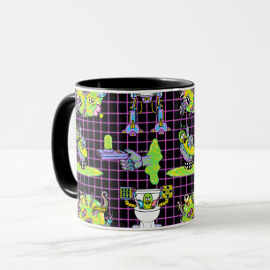 Mug RICK ET MORTY™  Motif du portail de collage