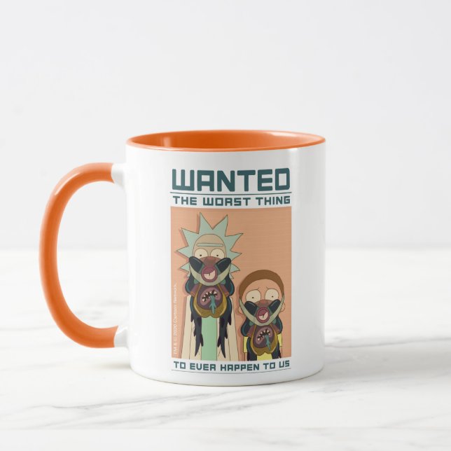 Mug RICK ET MORTY™| Poster Recherché de Glorzo (Gauche)