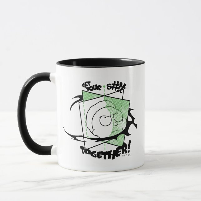 Mug RICK ET MORTY™ | Prenez votre S# ! t Together ! (Gauche)