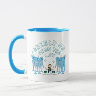 Mug RICK ET MORTY™  Protégez-Moi De La Loi