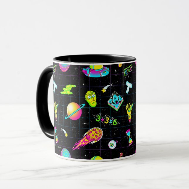 Mug RICK ET MORTY™Saison 3 de Psychedelic Motif (Devant gauche)