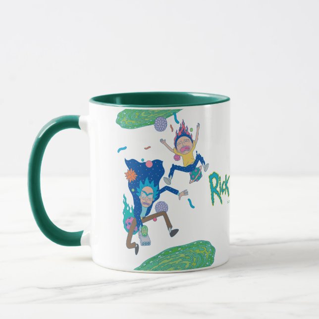 Mug RICK ET MORTY™| Saut de portail infecté (Gauche)