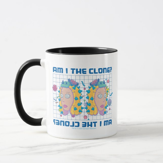 Mug RICK ET MORTY™| Suis-Je Le Clone ? (Gauche)