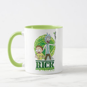 Mug RICK ET MORTY™ Vert Splash