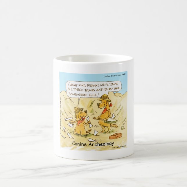 Mug Rick London Bandes dessinées drôles d'archéologie  (Centre)