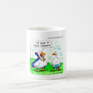 Mug Rick London Drôle d'oie Vampire portant des cloche