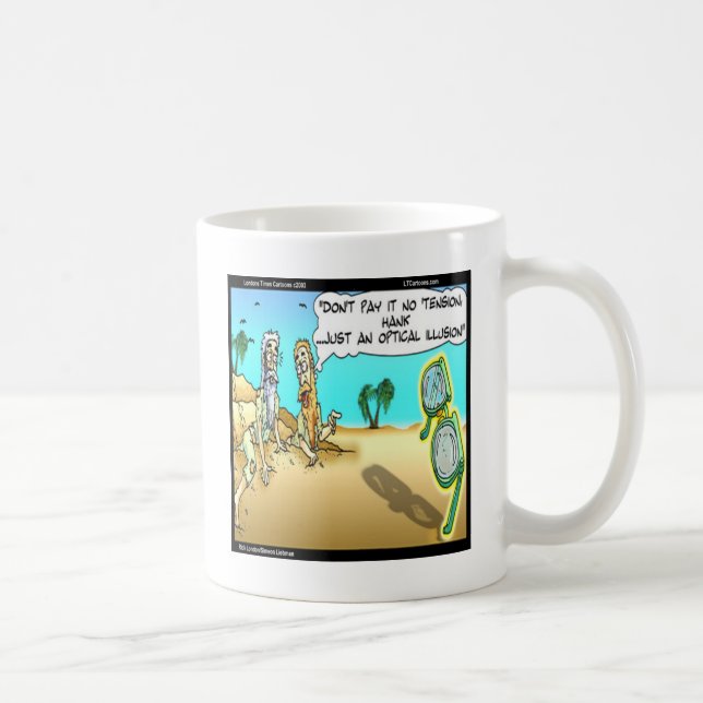 Mug Rick London Optométriste drôle d'optique illusion (Droite)