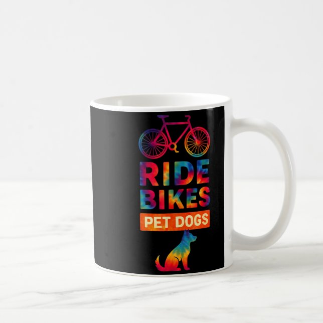 Mug Ride Bikes Pet Dogs Bicycle Cycling Biking Dog Lov (Droite)