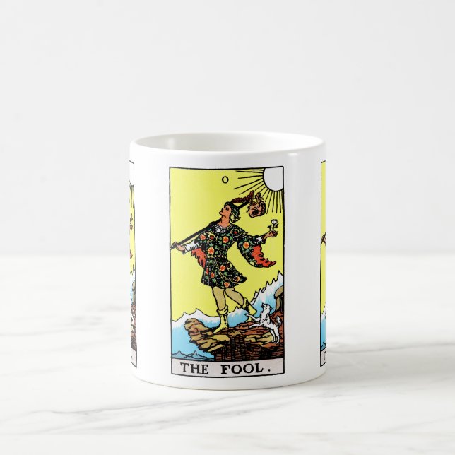 Mug Rider Waite Tarot Major Arcana L'idiot (Centre)