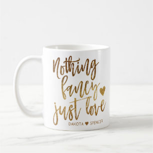 Mug Rien De Fancy Juste Amour   Micro Mariage Gold Hea