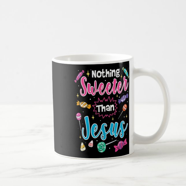 Mug Rien de mignon plus doux que Jésus foi chrétienne  (Droite)