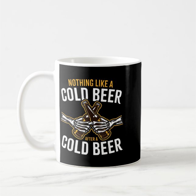 Mug Rien de tel qu'une bière froide après une bière fr (Gauche)