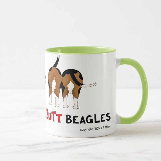 Mug Rien n'aboutent des beagles (Droite)