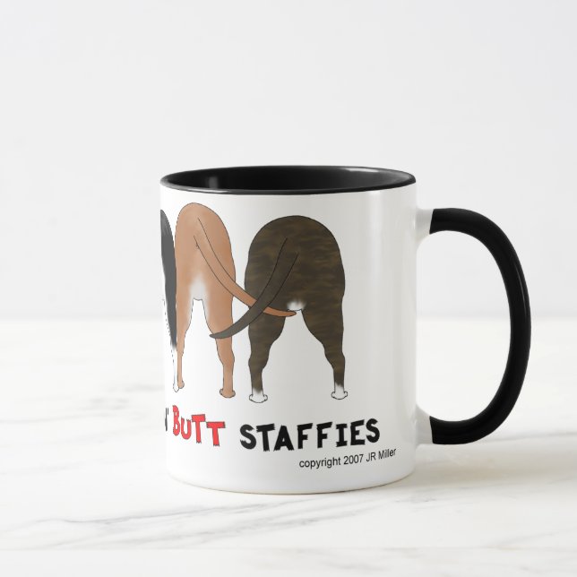Mug Rien n'aboutent Staffies (Droite)