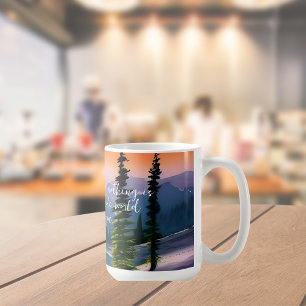 Mug Rien Ne Manque De Citation Zen Scène Lac Pacifique
