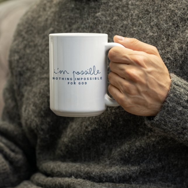 Mug Rien n'est impossible pour DIEU-IM POSSIBLE (Créateur téléchargé)