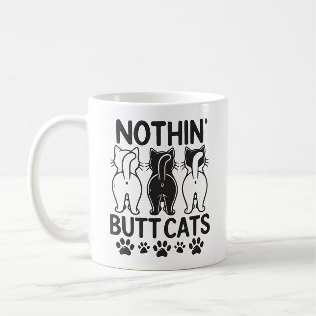 Mug Rien que des chats drôles chats  (Gauche)