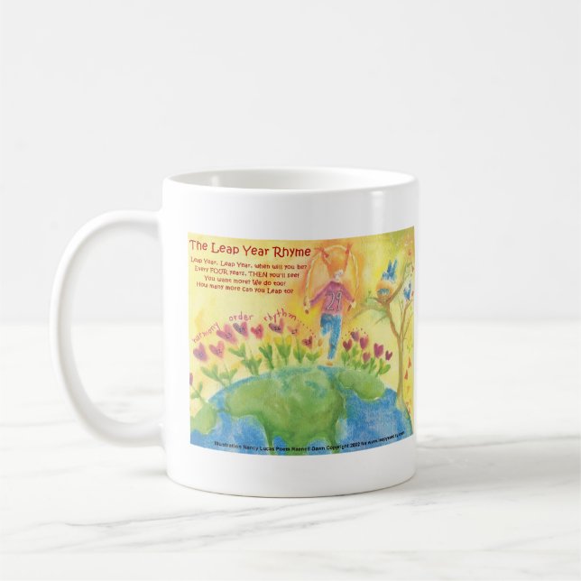 MUG RIME DE SAUT D'ANNÉE BISSEXTILE (Gauche)