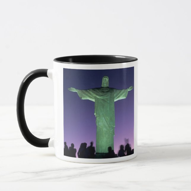 Mug Rio de Janeiro, Brésil. la statue du Christ sur (Gauche)