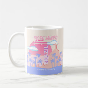 Mug Rio de Janeiro Brésil Travel Art