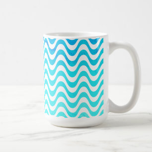 Mug Rio de Janeiro Copacabana Vagues d'art Abstrait