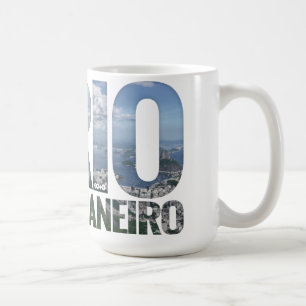 Mug Rio de Janeiro : Tasse/tasse des textes de bloc de